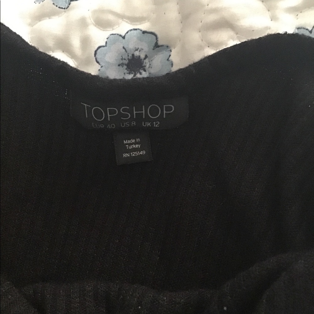 TOPSHOP DRESS BLACK - Picture 4 of 4
